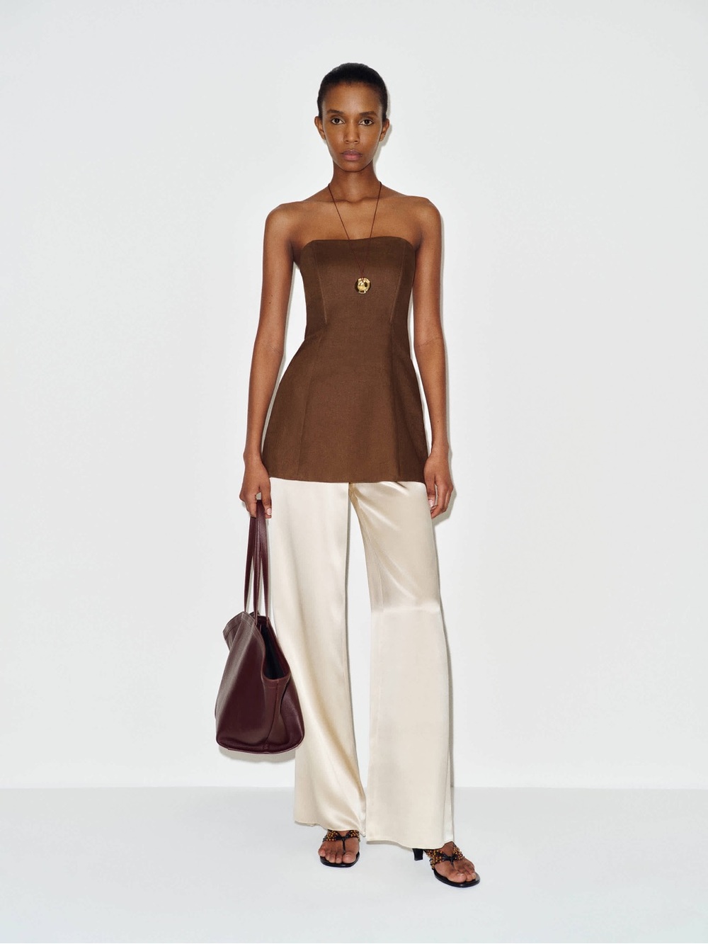 Reformation Aurina Linen Top